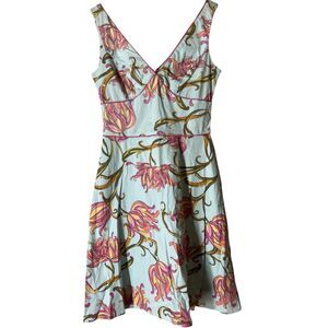 Vtg Y2k Speechless Floral Babydoll Midi Dress Size S Feminine 70s Colorful Beach